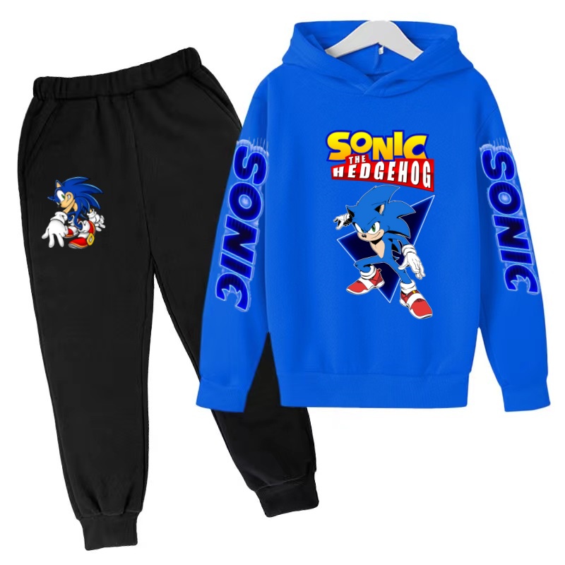 Running Gear For Kids - Kids Supersonic Clothing Jogging Blue Sweatshirt