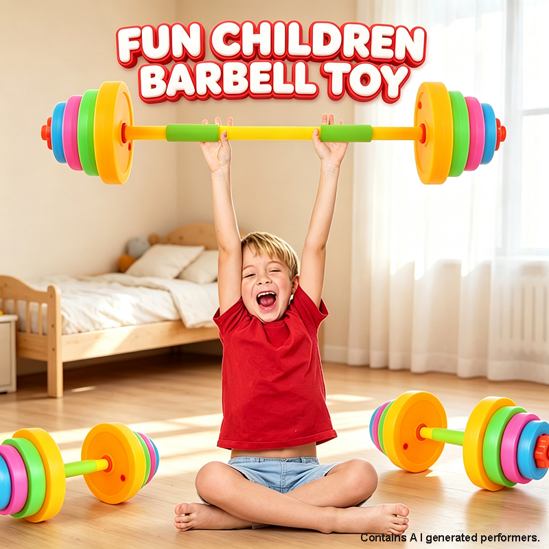 Running Gear For Kids - Kids Adjustable-weight Dumbbell Barbell Toy Fitness