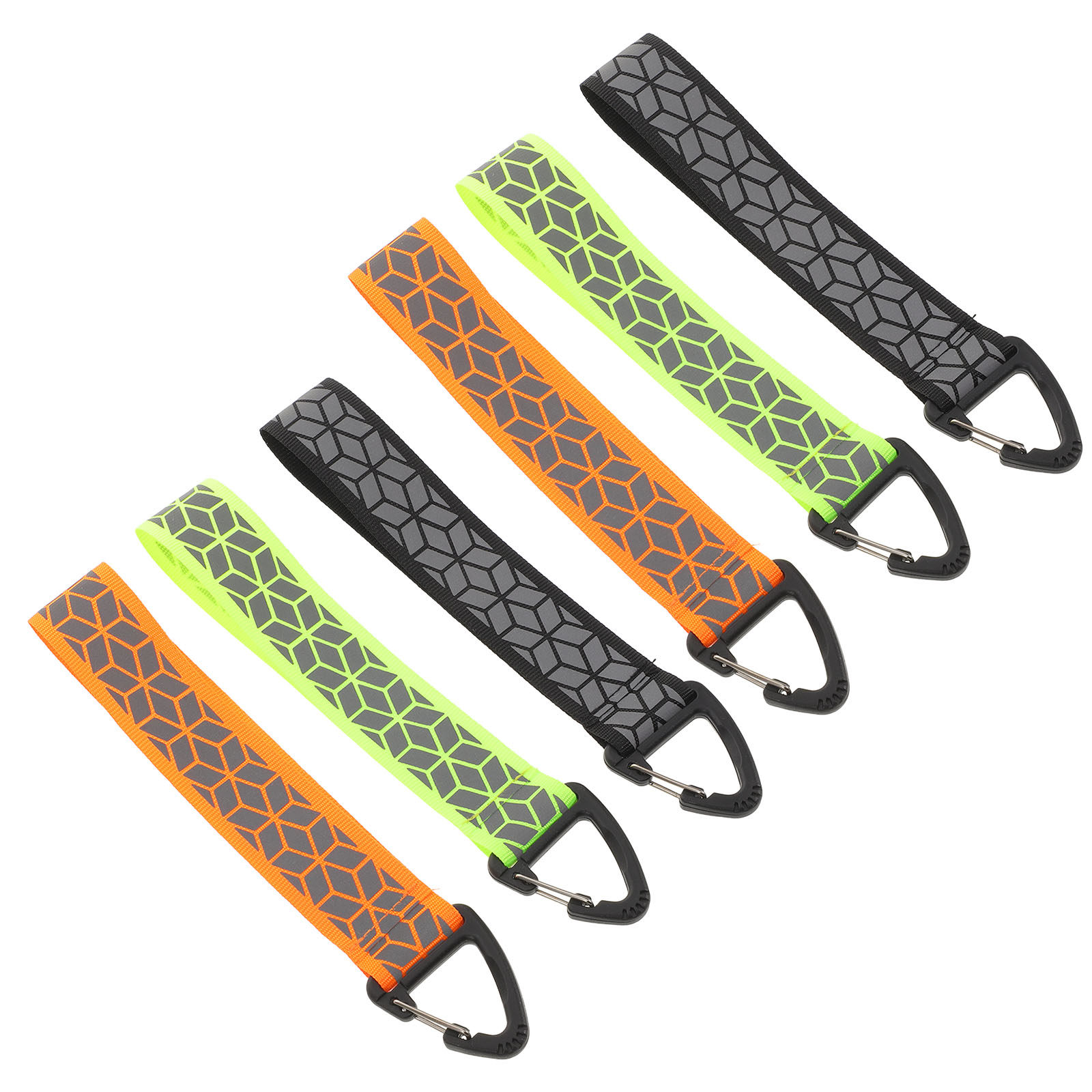 Running Gear Night - 6Pcs Reflective Keychains High Visibility Safety