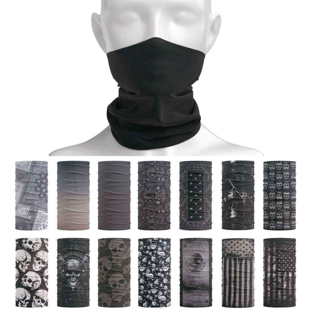 Running Gear In The Dark - Dark Color Tube Neckchief Outdoor Sports