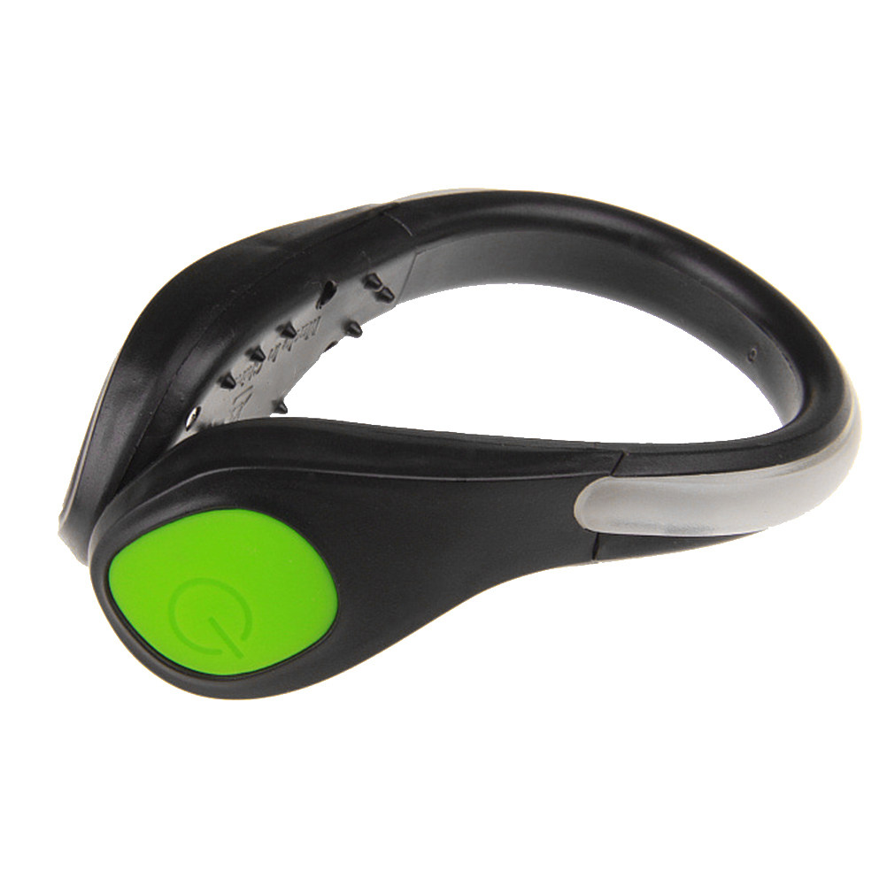 Running Gear Night - 1Pcs LED Flash Shoe Clip Green