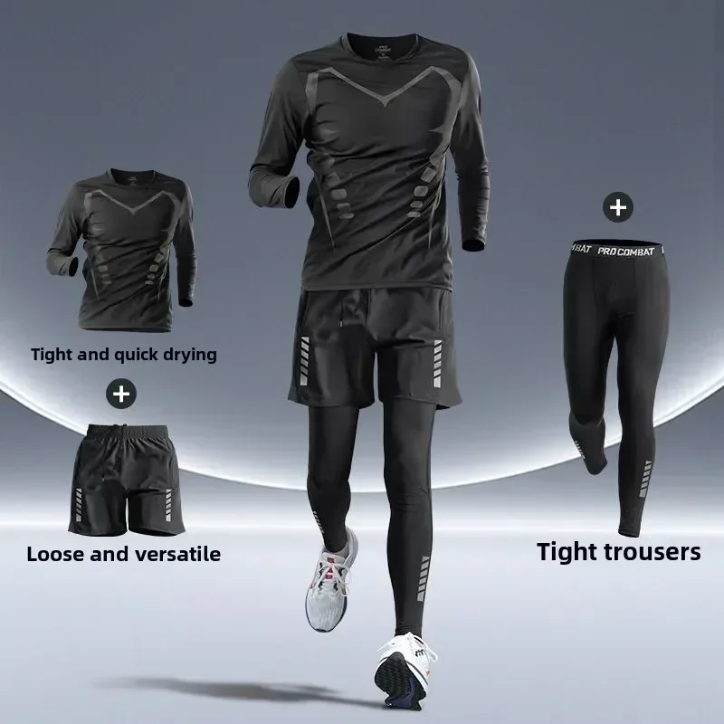 Men's Fitness Running Set Tigh - огляд і ціна Running Gear Autumn