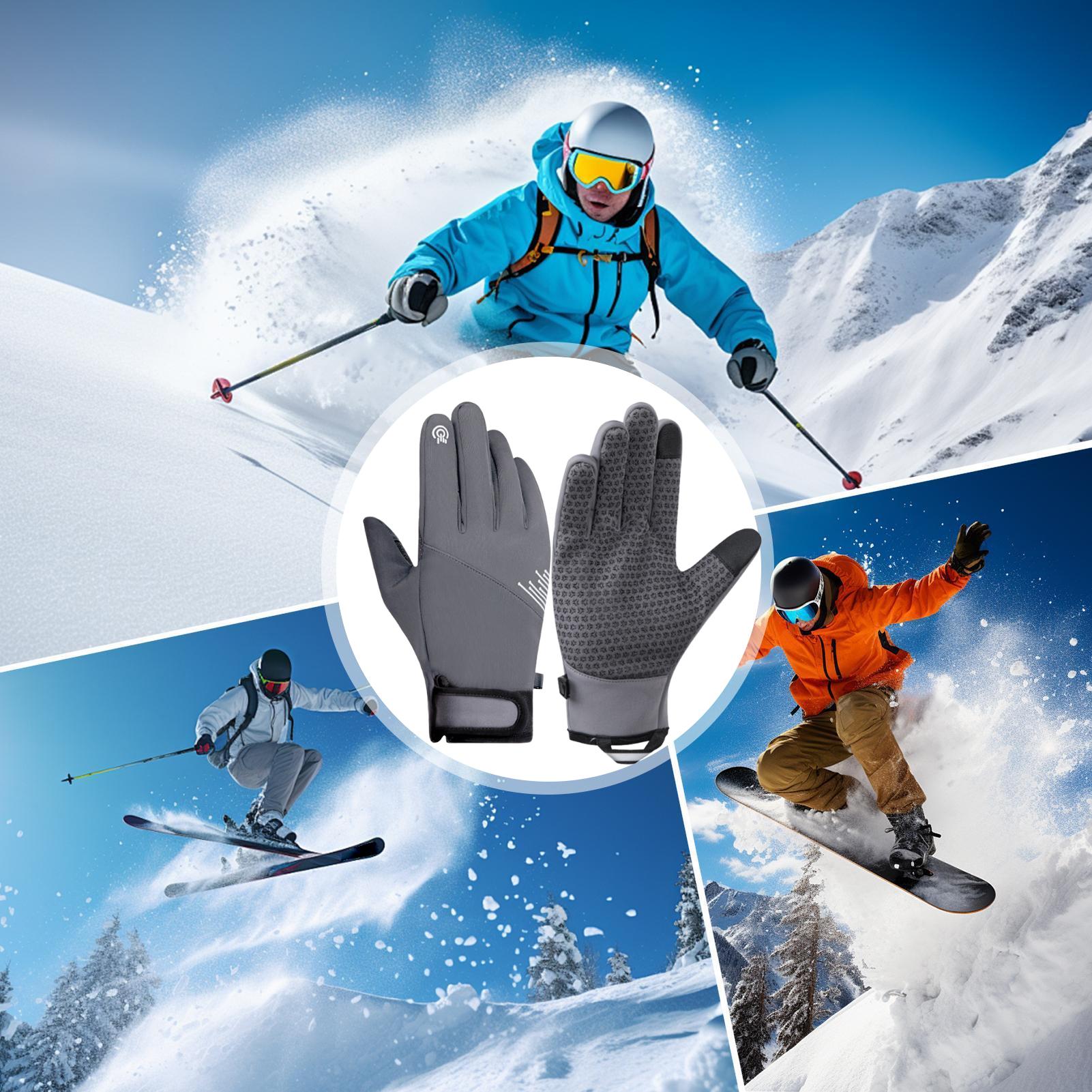 Warm Gloves Windproof Touchscr - огляд і ціна Running Gear In Snow