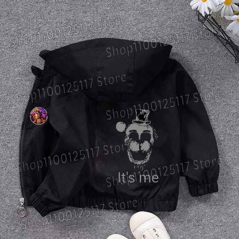 Fnafs Hooded Jacket Boys Girls - огляд і ціна Running Gear For Kids