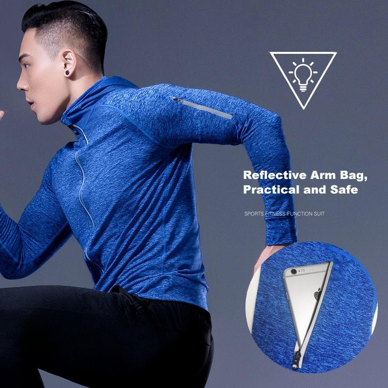 5-Piece Men's Fitness Clothes  - огляд і ціна Running Gear Autumn