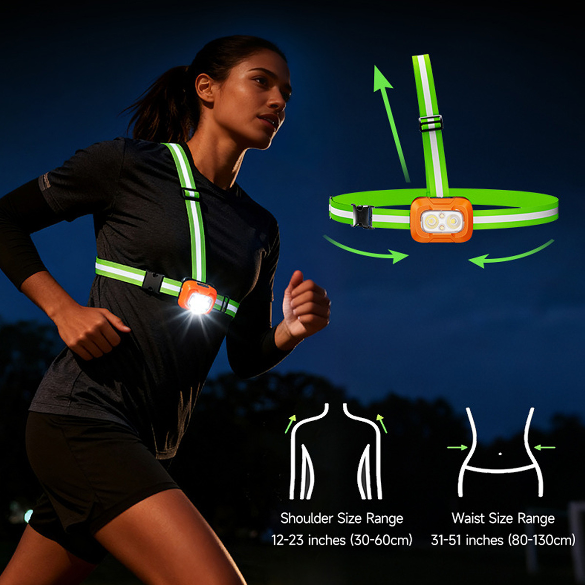 Running Light USB Rechargeable - огляд і ціна Running Gear Night