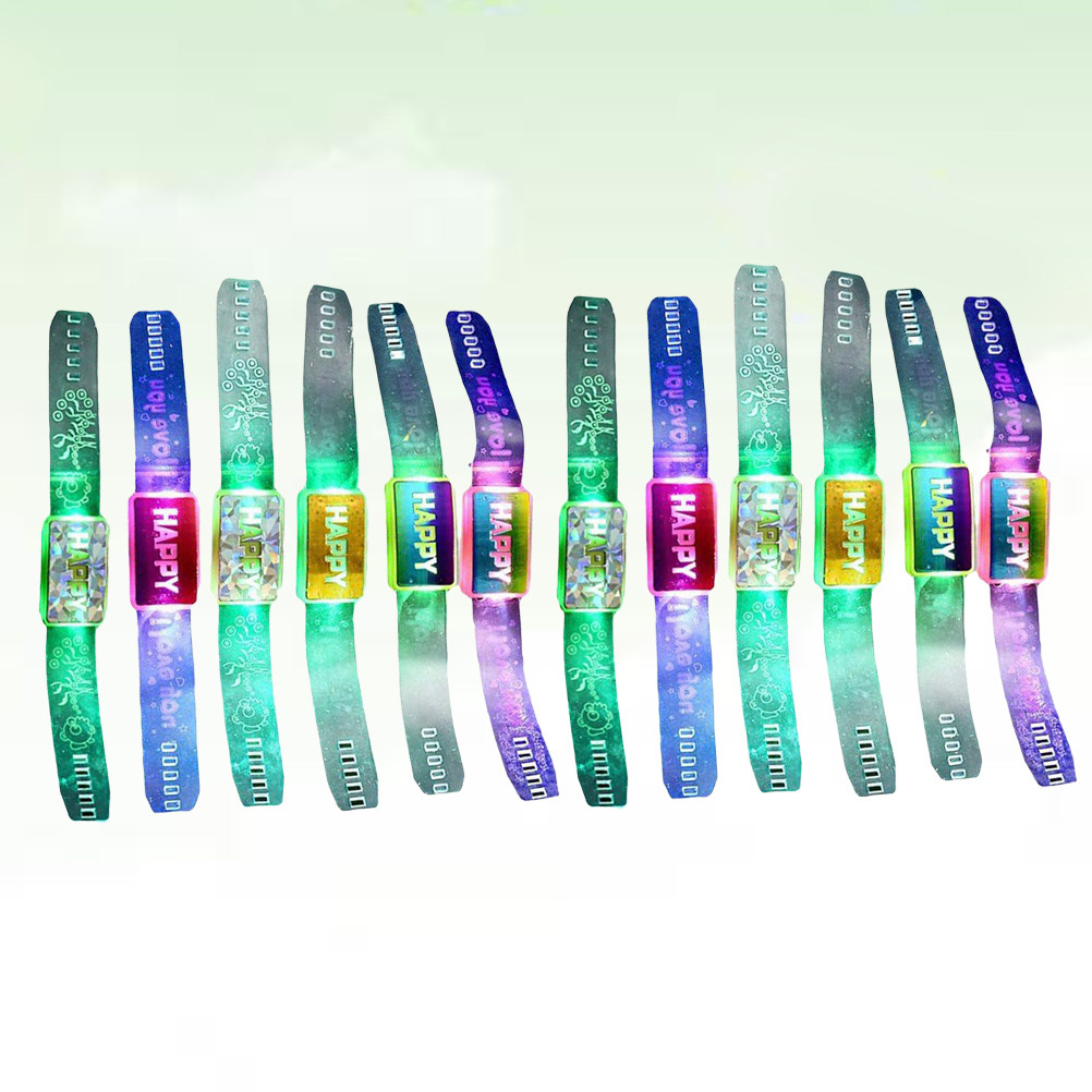 12Pcs Flashing Luminous Bracel - огляд і ціна Running Gear In The Dark