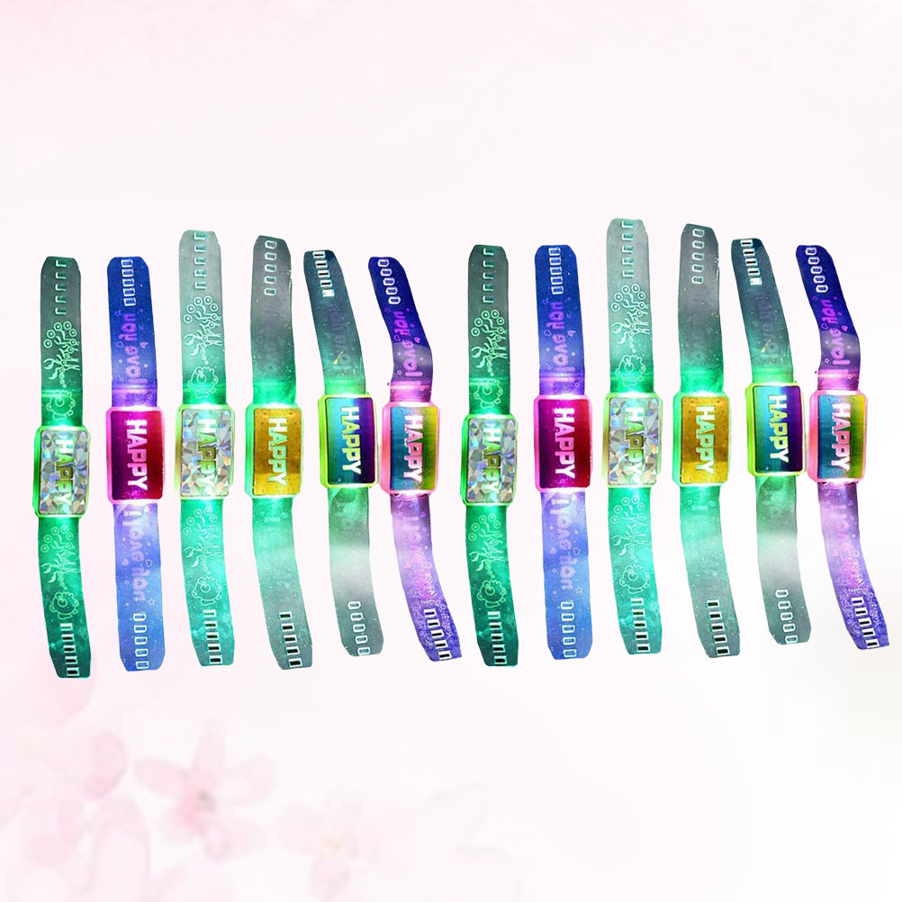 12Pcs Flashing Luminous Bracel - огляд і ціна Running Gear In The Dark