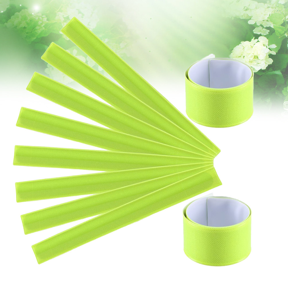 10Pcs Reflective Slap Wrist Ba - огляд і ціна Running Gear In The Dark