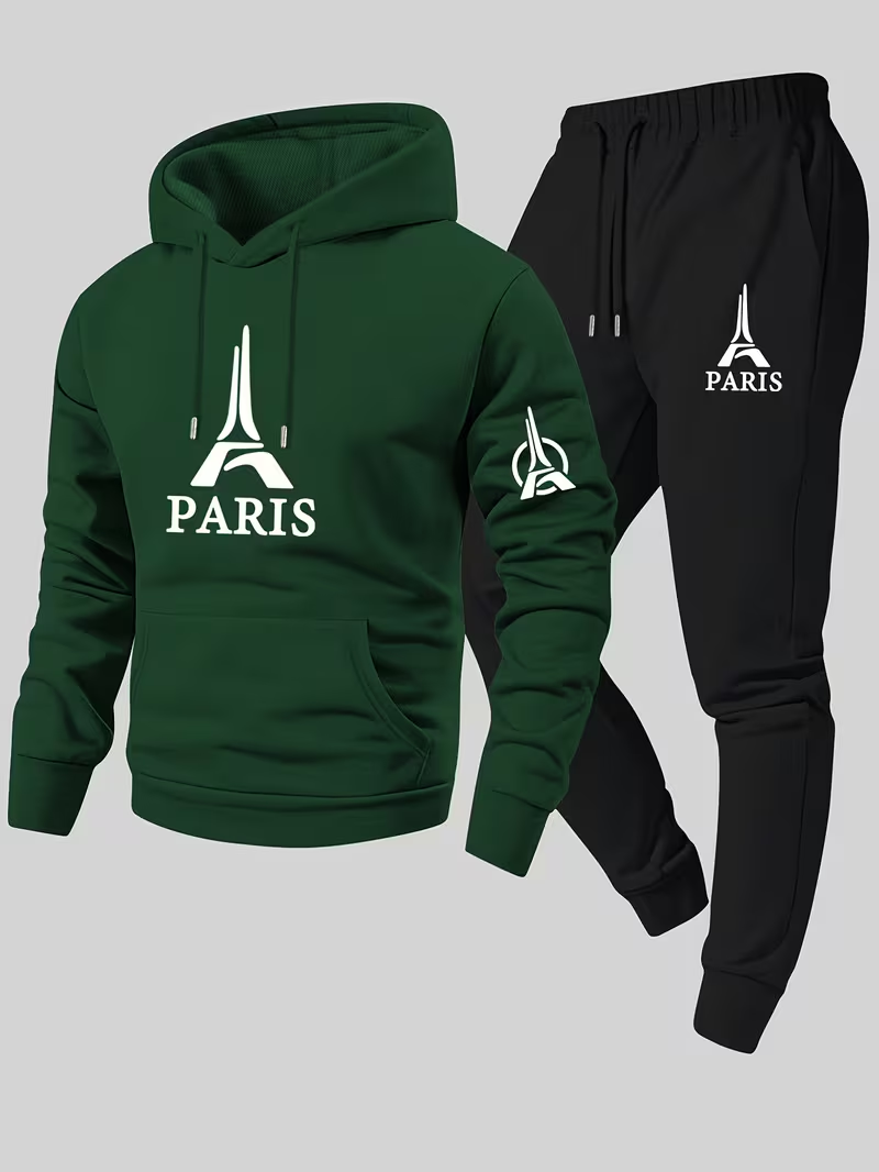 Paris Men's Urban Casual Two-P - огляд і ціна Running Gear Autumn