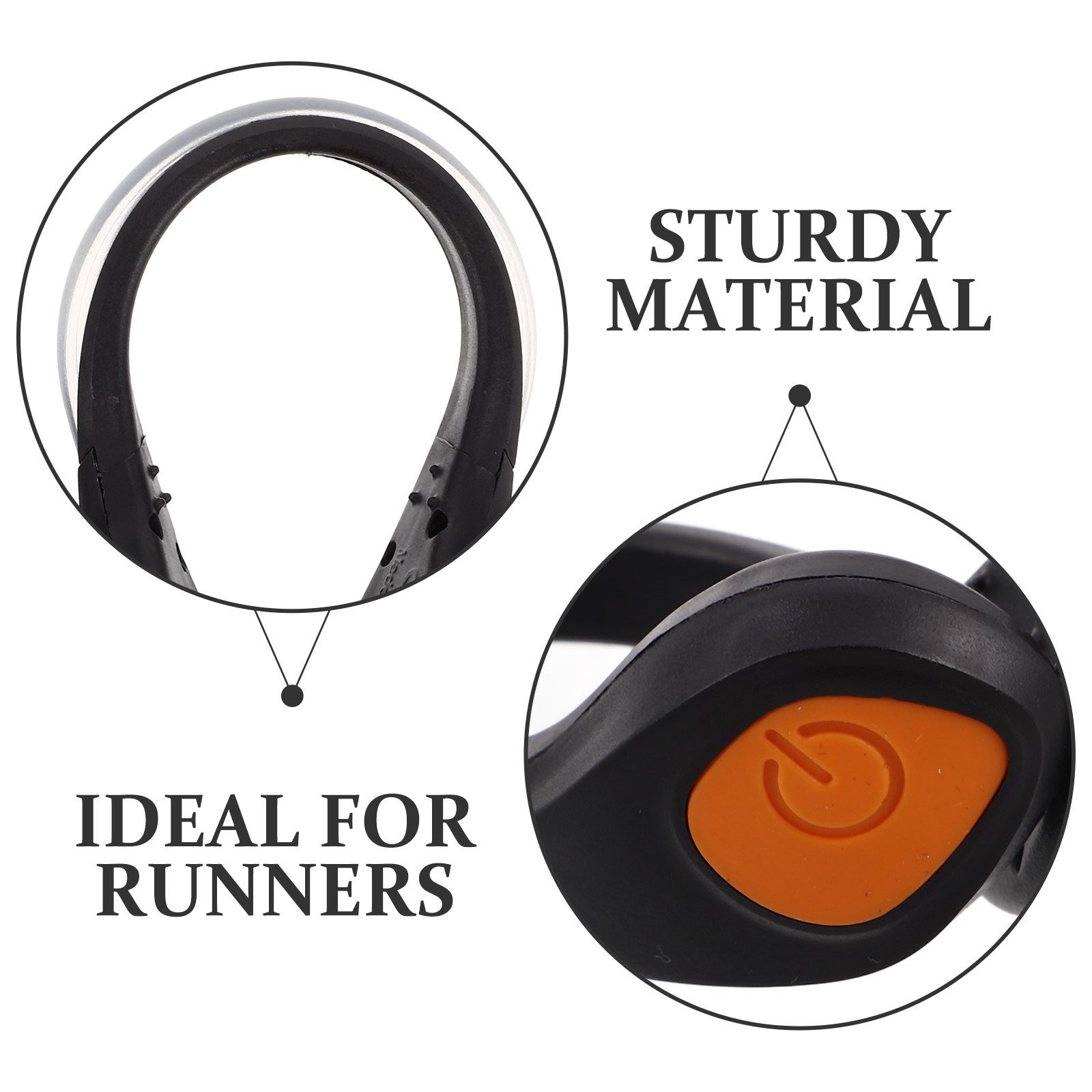 2Pcs LED Shoe Clip Lights Nigh - огляд і ціна Running Gear Night