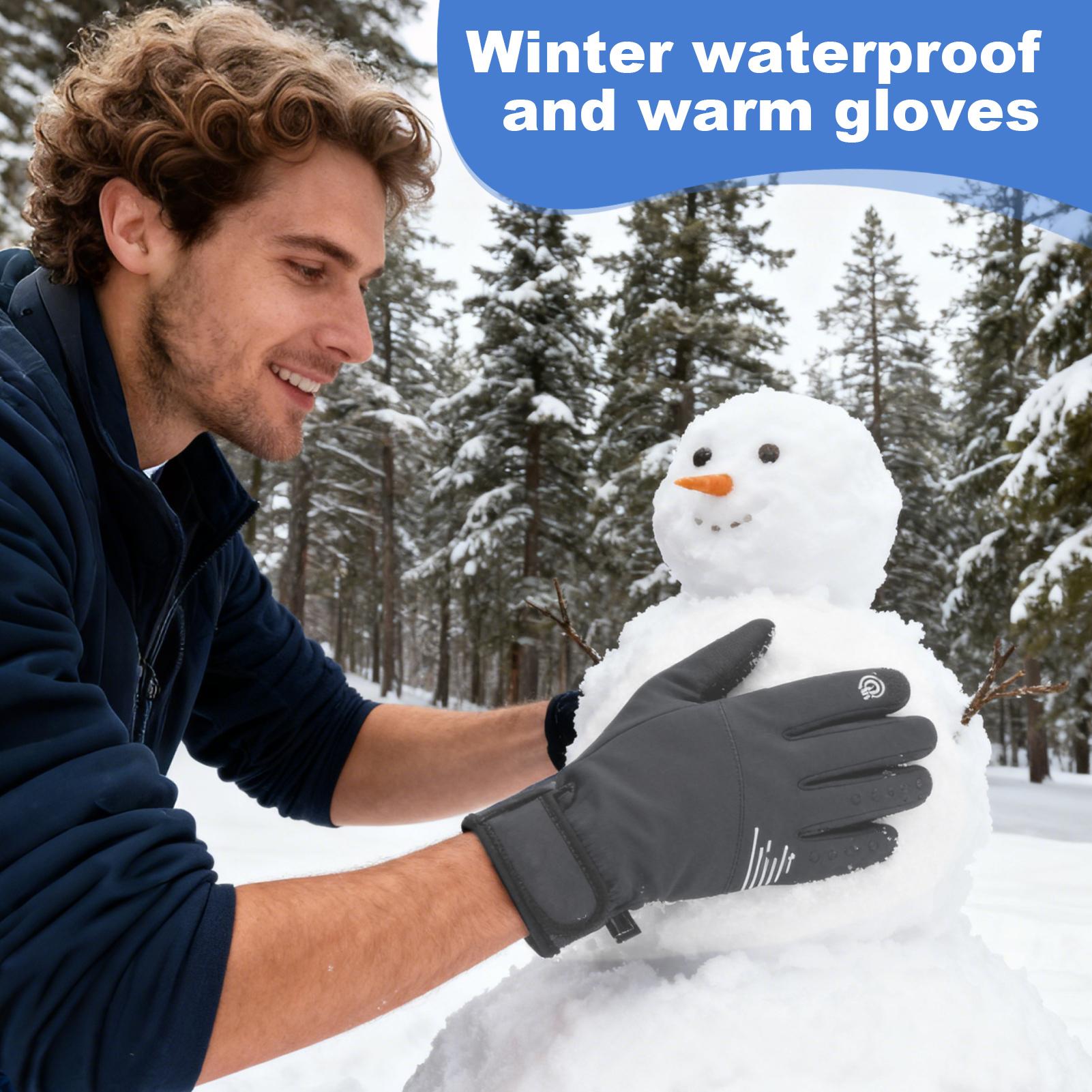 Winter warm Gloves Windproof T - огляд і ціна Running Gear In Snow