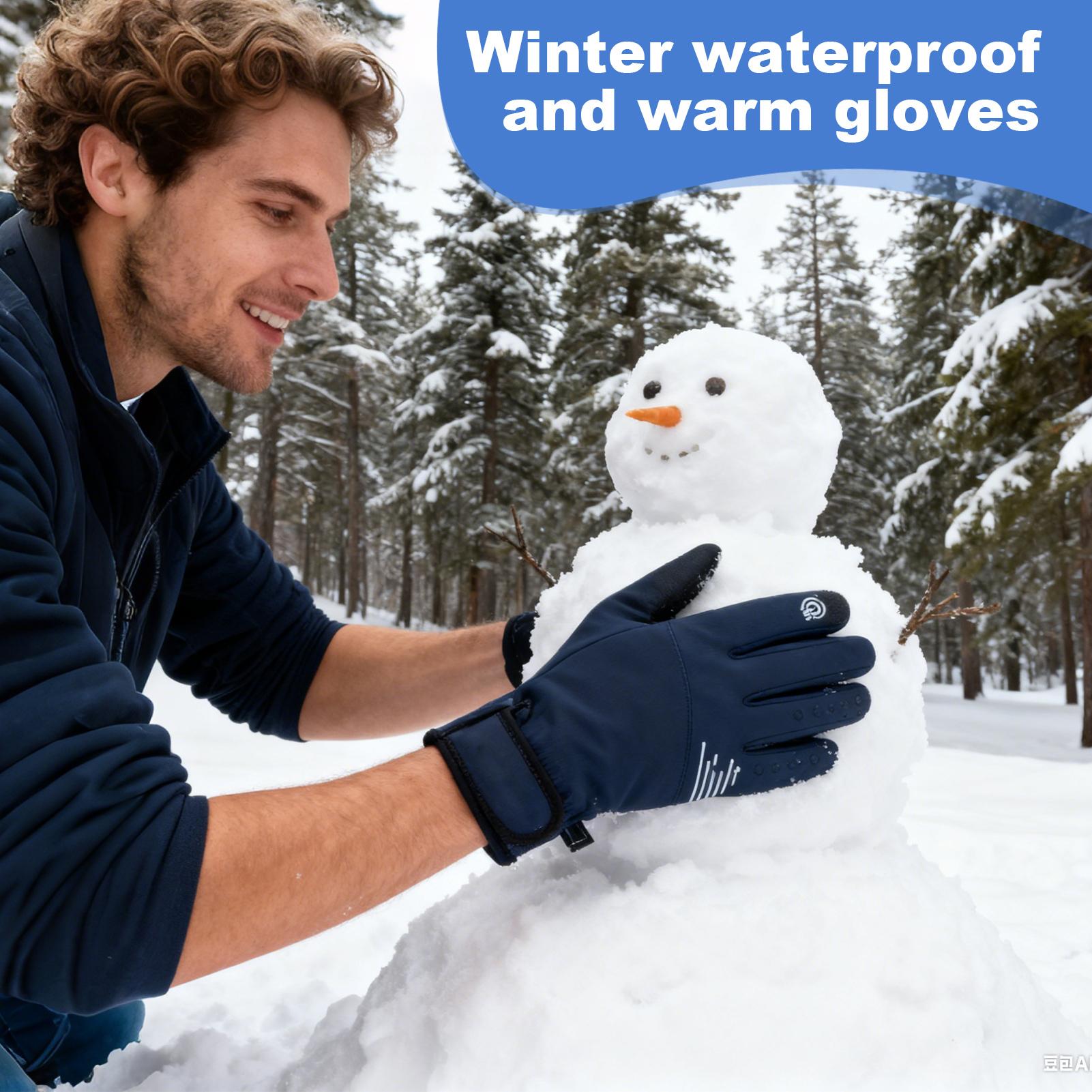 Winter Gloves Women Windproof  - огляд і ціна Running Gear In Snow