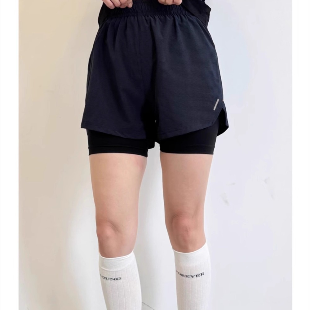 Women 2 In 1 Fitness Shorts Hi - огляд і ціна Running Gear Junior