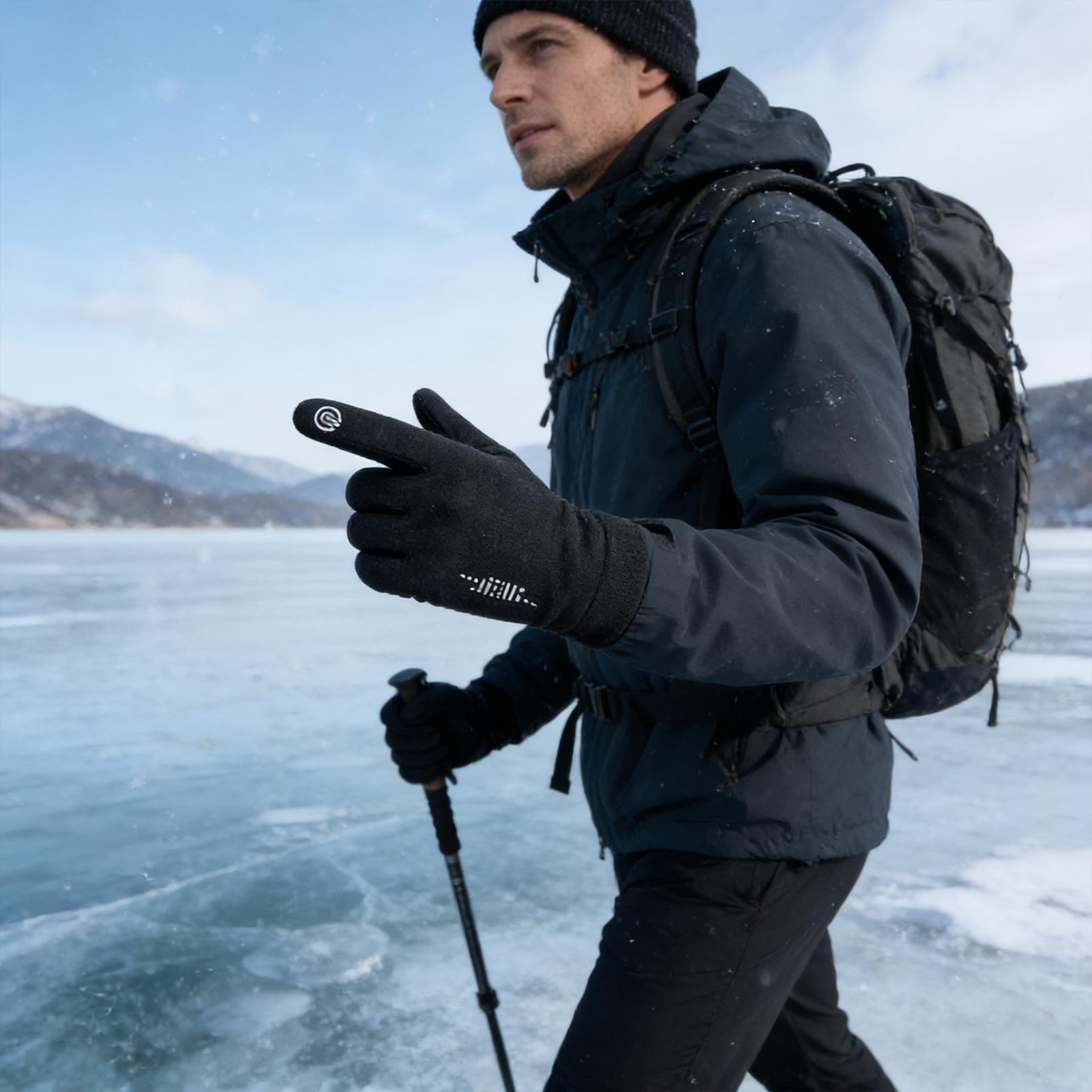 Warm Cycling Gloves Full Finge - огляд і ціна Running Gear In Snow